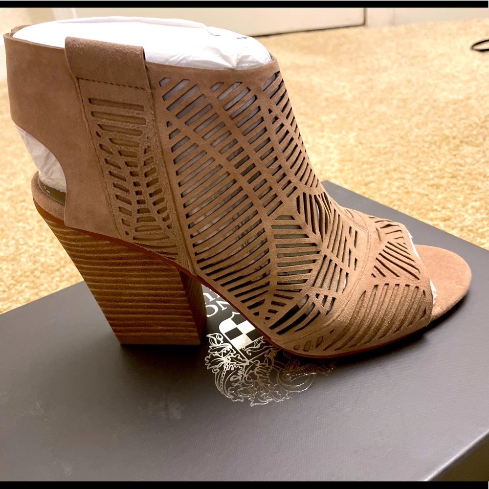 Vince Camuto Kimora Wild Mushroom True Suede Ankle Boots
